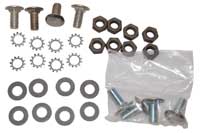 [991-3068-S] Rear Bumper Bolt Set - 68-72 Chevy II Nova