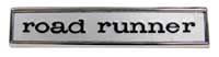 [999-1468-51] 68 "Road Runner" Door / Tail Panel Emblem