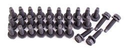 [H-142] Upper & Lower Door Hinge Bolt Set (30pcs) - 68-81 Camaro Firebird; 68-74 Chevy II Nova; 68-72 Chevelle El Camino