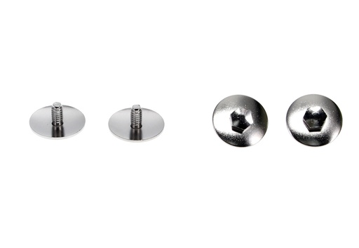 [R-225] Manual Top Hold Down Latch Chrome Hardware Set - 67-69 Camaro Firebird