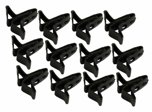 [R-730] Rear Headliner Mount Strip Clip Set (12pcs) - 67-69 Camaro Firebird
