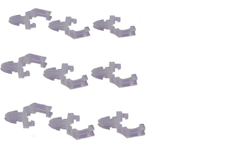 [W-064] Dome Lamp Wiring Harness Clip Set (9pcs) - 70-81 Camaro Firebird