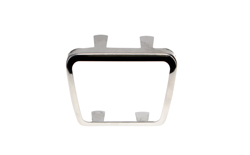 [W-108] Parking Brake Pedal Pad Trim - Stainless- Large - Fits many GM Models