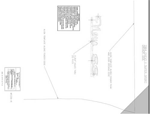 [W-1226] Fender Emblem Template Kit - For "Nova SS" Emblem - 64 Chevy II Nova (Super Sport)