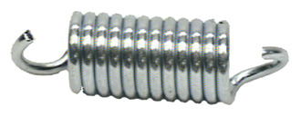 [W-175A] Headlamp Bellcrank Over Center Springs - Plated - LH/RH Pair - 68 Camaro (Rally Sport)