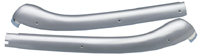 [W-177A] Header Moldings - Satin Finish - LH/RH Pair - 67 68 Camaro Firebird Convertible