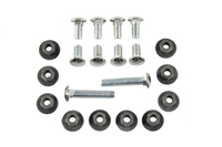[W-240A] Front & Rear Chrome Bumper Bolts & Nuts - 20 Piece Set - 68-69 Camaro