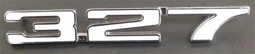 [W-246B] Fender Emblem - "327" - RH - 68 Camaro