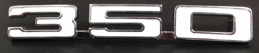 [W-247] Fender Emblems - "350" - LH/RH Pair - 68 Camaro