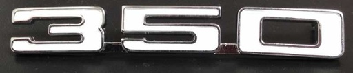 [W-247A] Fender Emblem - "350" - LH - 68 Camaro