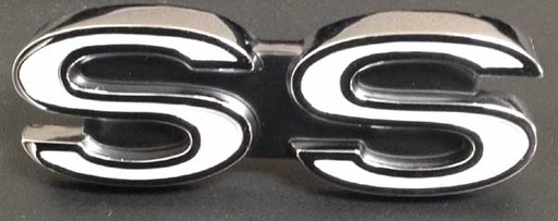 [W-251] Fender Emblems - "SS" - LH/RH Pair - 68 Camaro