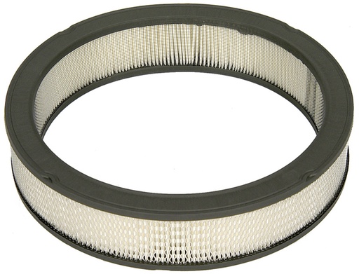 [W-260H] Air Cleaner Element - 14" Open Element Style - 66-70 Chevy II Nova; 66-72 Chevelle El Camino; 67-74 Camaro