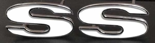 [W-265] Fender Emblem - "SS" - LH or RH (Sold Each) - 67 Camaro