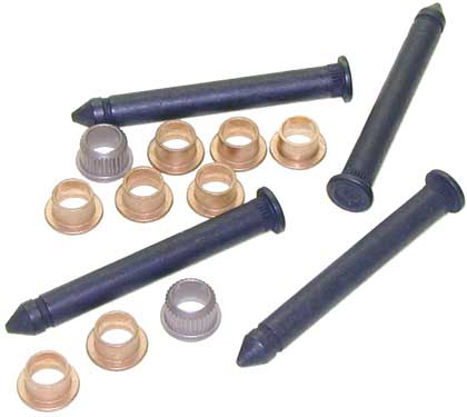 [W-314] Door Hinge Pin & Bushing Repair Kit - For 4 Hinges - 68-74 Chevy II Nova 67-69 Camaro Firebird