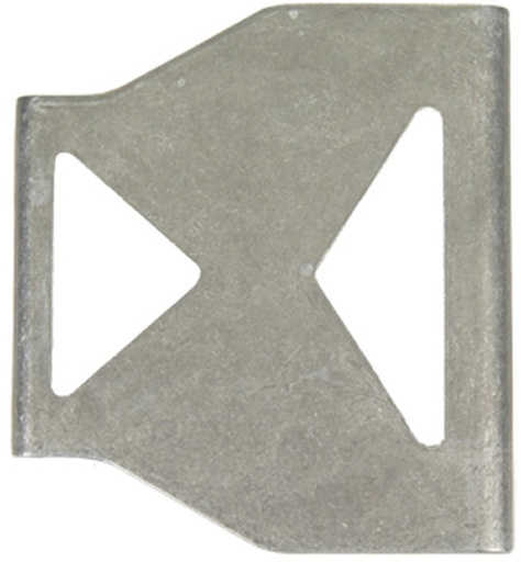 [W-389] Headlamp Door Hinge Plate - LH or RH - 67-68 Camaro (Rally Sport)