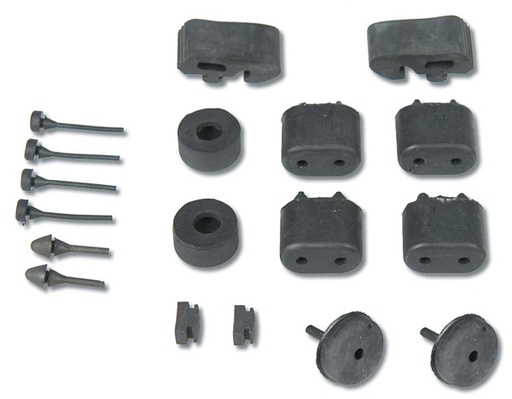 [W-400] Rubber Bumper Set - 67-69 Camaro Firebird