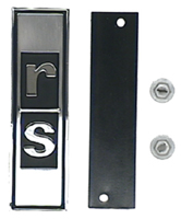 [W-412] Grille Emblem - "RS" - 67-68 Camaro (Rally Sport)