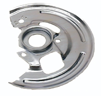 [W-416] Disc Brake Backing Plates - LH/RH Pair - 67-68 Camaro Firebird; 68 Chevy II Nova; 67-68 Chevelle El Camino; 67-68 Tempest/GTO