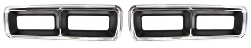 [W-454] Taillight Bezels - Pair - 68 Camaro