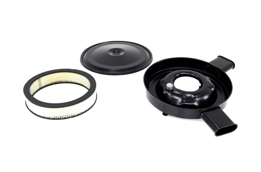 [W-460A] Dual Snorkel Air Cleaner with Black Lid - 70-72 Camaro