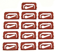 [W-526] Windshield Molding Clip Set - Upper & Sides (13pcs) - 67-69 Camaro Firebird Coupe w/o Vinyl Top