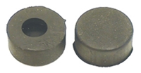 [W-532] Round Hood Bumpers - 2 Piece Set - 67-69 Camaro; 68-75 Chevy II Nova; 67-77 Chevelle El Camino; 70-77 Monte Carlo