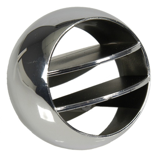 [W-553] Astro Side Vent Ball - Chrome - LH or RH (Sold Each) - 66-69 Chevelle El Camino; 67-68 Camaro Firebird; 65-68 Fullsize Chevy Car