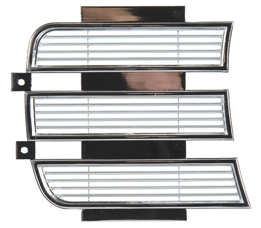 [W-579A] Inner Headlamp Door - Chrome - RH - 69 Camaro (Rally Sport)