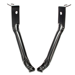 [W-580] Front Bumper Bracket Braces - Pair - 70-72 Camaro (Standard); 70-73 Camaro (Rally Sport)