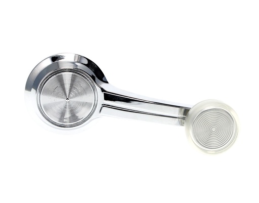 [W-595A] Door Window Crank - Correct with Clear Knob - Fits many 65-67 GM Models