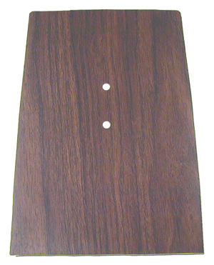 [W-619] Console Forward Plate - Walnut Woodgrain - 68 Camaro