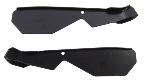 [W-654] Quarter Window Rear Corner Reinforcements - LH/RH Pair - 67-69 Camaro Firebird (Coupe)