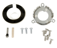 [W-659] Steering Wheel Horn Cap Mounting & Contact Assembly with Hardware (1" inner) - Tilt Wood Steering Wheel - 69 Camaro Chevy II Nova Chevelle El Camino Fullsize Chevy Car
