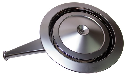 [W-668] Cowl Induction Air Cleaner Assembly with Black Lid - 69 Camaro 302