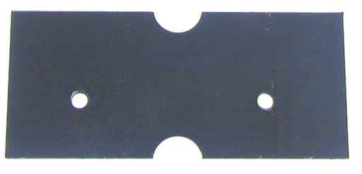 [W-673] Exhaust Hanger Mounting Plate - LH - 69 Camaro Firebird