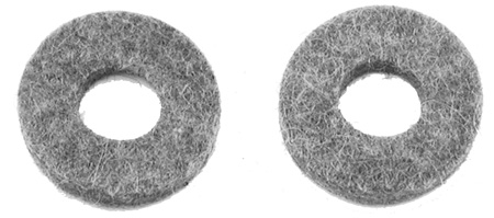 [W-686B] Clutch Bellcrank Felt Seals - 2 Piece Set - 62-74 Chevy II Nova; 64-72 GM A Body; 67-81 Camaro Firebird