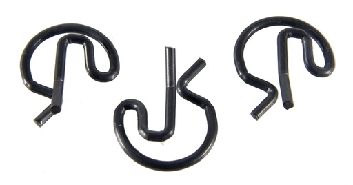 [W-697] Shifter Clip Set (holds shifter rods firmly to levers) 3 Piece Set - 64-81 with Hurst Shifter