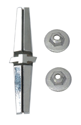 [W-735] Forward Console Plate Emblem - 68-69 Camaro