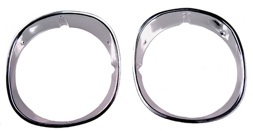 [W-746] Headlamp Bezels - Pair - 70-73 Camaro