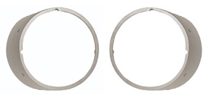 [W-760] Headlamp Bezels w/o Chrome Trim - Pair - 69 Camaro (Standard)