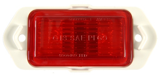 [W-766] Side Marker Lamp Assembly - Red - LH or RH - 69 Camaro Chevelle