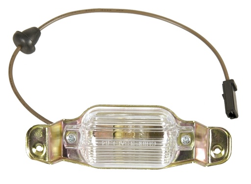 [W-773] License Lamp Assembly - 67-69 Camaro; 66-72 Chevy II Nova; 66-69 Chevelle; 70-72 Monte Carlo; 66-69 Impala; 71-72 Ventura