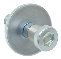 [W-774] Door Lock Striker - 67-81 Camaro Firebird; 68-75 Chevy II Nova; 64-72 Chevelle El Camino Skylark; 68-82 Corvette; 67-72 GTO Tempest; 69-72 Grand Prix; 71-74 Ventura; 68-70 Cutlass