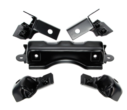 [W-778] Rear Bumper Brackets - 5 Piece Set with Center Bracket - 69 Camaro