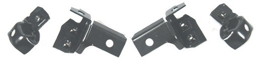 [W-778B] Rear Bumper Brackets - 4 Piece Set without Center Bracket - 69 Camaro