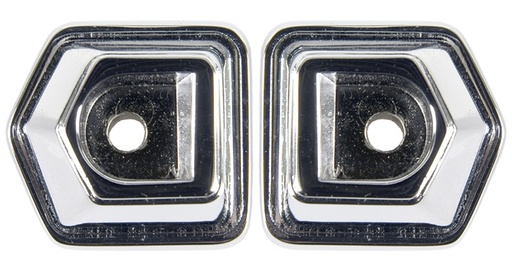 [W-807] Dash Grab Handle Bezels - Deluxe Interior - LH/RH Pair - 69 Camaro