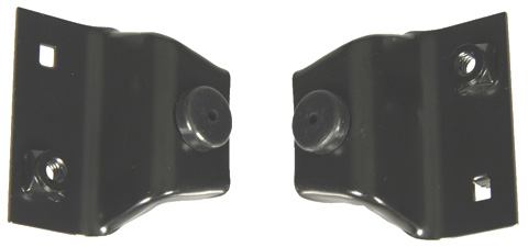 [W-809] Headlamp Door Stop Brackets - Pair - 69 Camaro Rally Sport