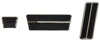 [W-885] Pedal Pad & Trim Kit - Auto Trans with Standard Brakes - 67-68 Camaro Firebird; 68 Chevy II Nova