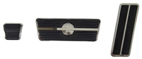 [W-886] Pedal Pad & Trim Kit - Automatic Transmission with Disc Brakes - 69-81 Camaro Firebird; 69-74 Nova