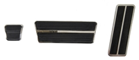 [W-887] Pedal Pad & Trim Kit - Auto Trans with Standard Brakes - 69-81 Camaro; 69-74 Nova; 70-81 Firebird; 71-74 Ventura